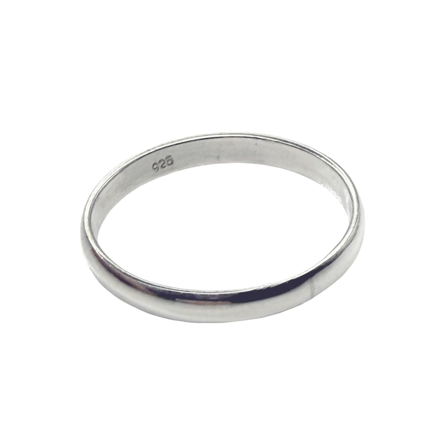 Plain Sterling Silver 925 Bands