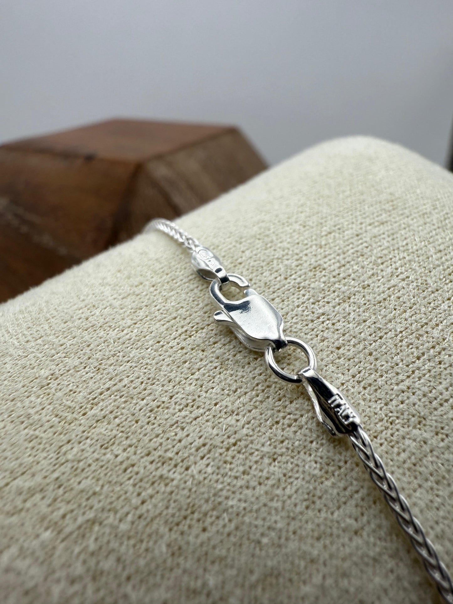 Wheat Bracelet 19cm Sterling Silver 925