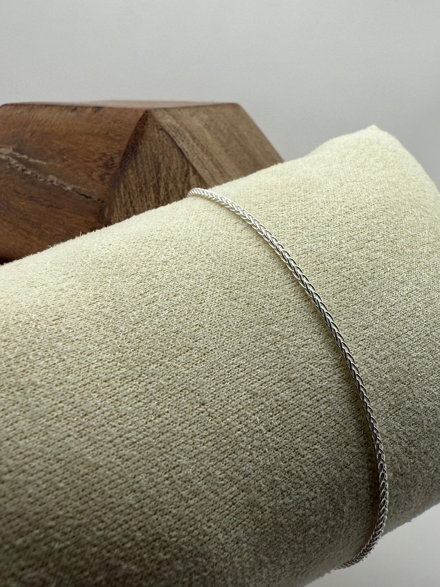 Wheat Bracelet 19cm Sterling Silver 925