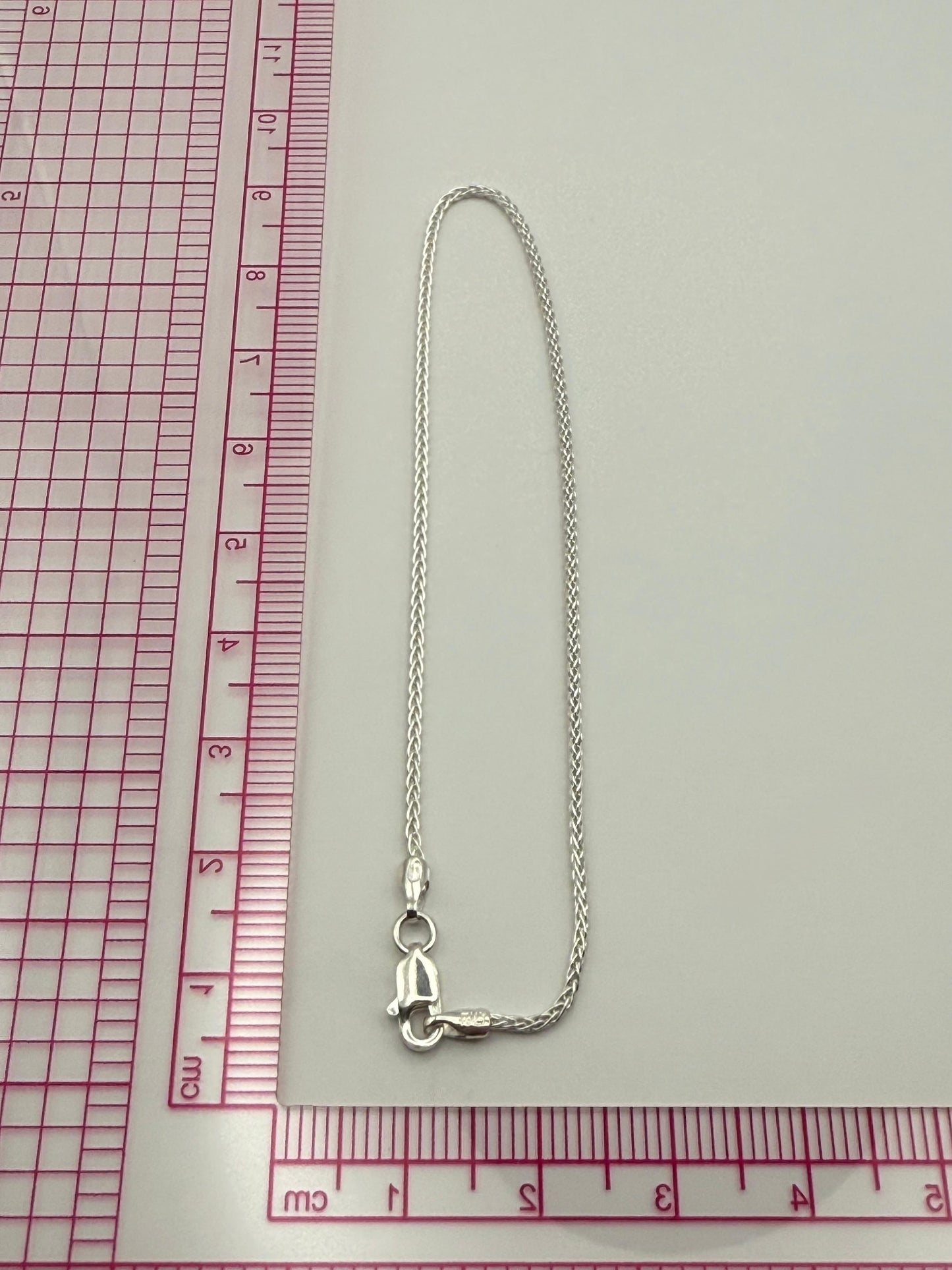 Wheat Bracelet 19cm Sterling Silver 925