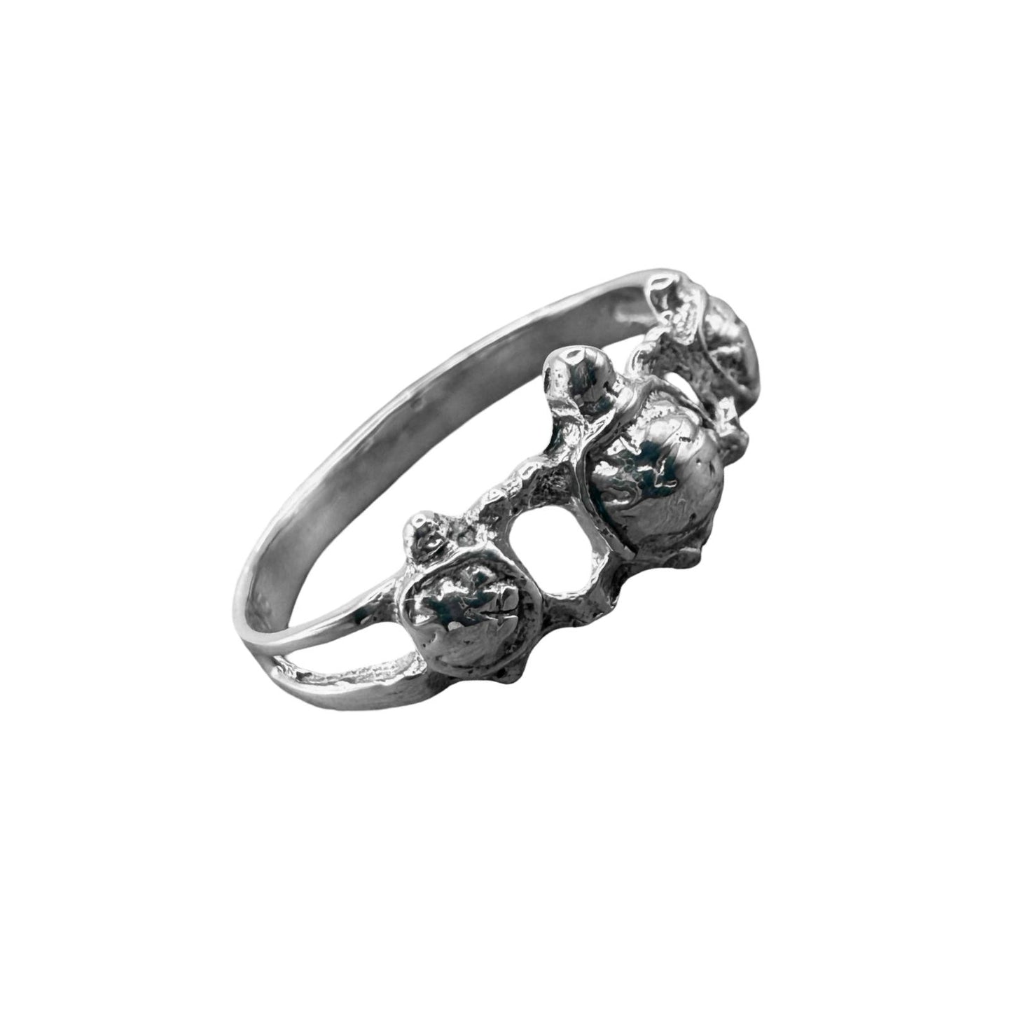 Turtle Trio Ring Sterling Silver 925