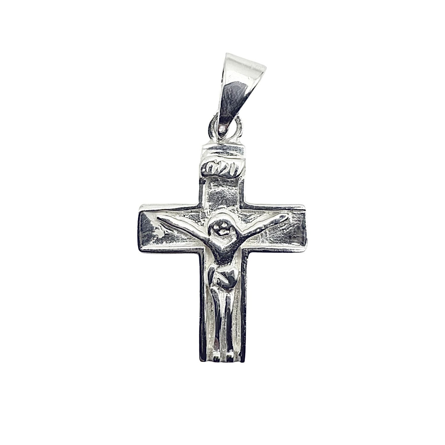 Little Blessing Catholic Cross Sterling Silver 925