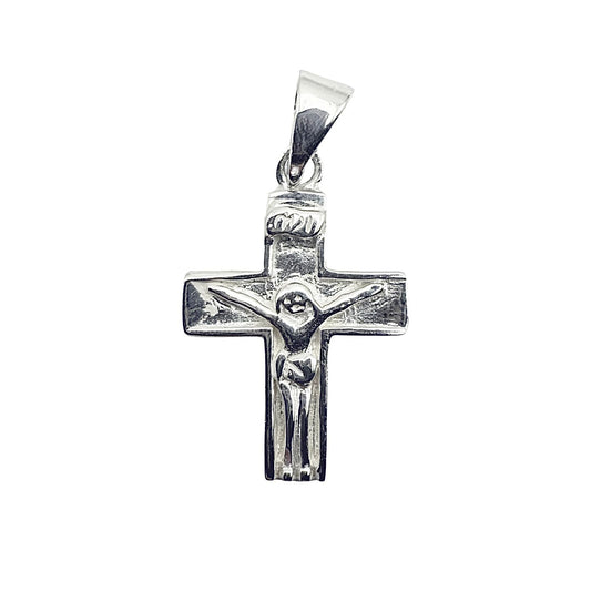 Little Blessing Catholic Cross Sterling Silver 925