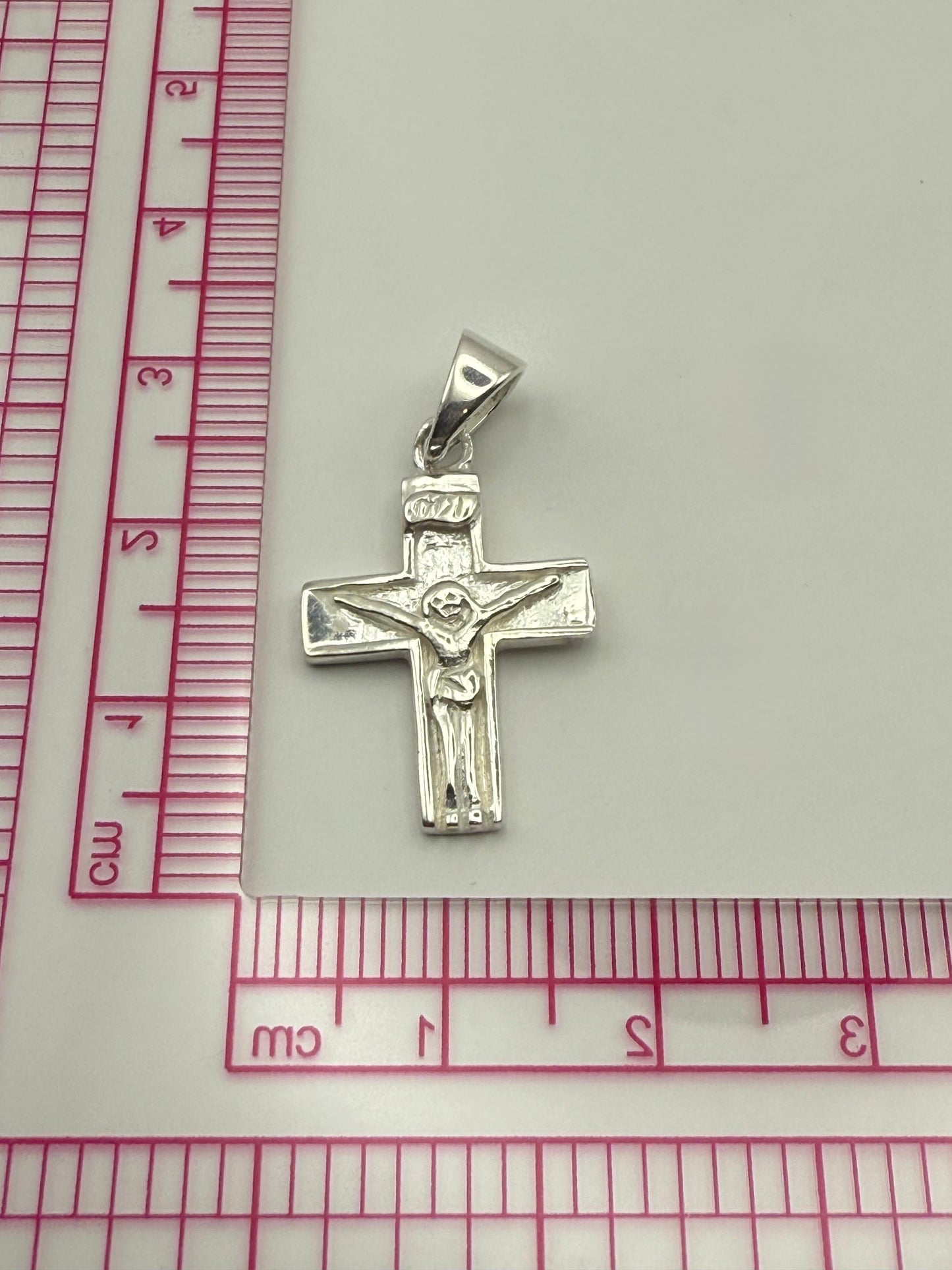Little Blessing Catholic Cross Sterling Silver 925