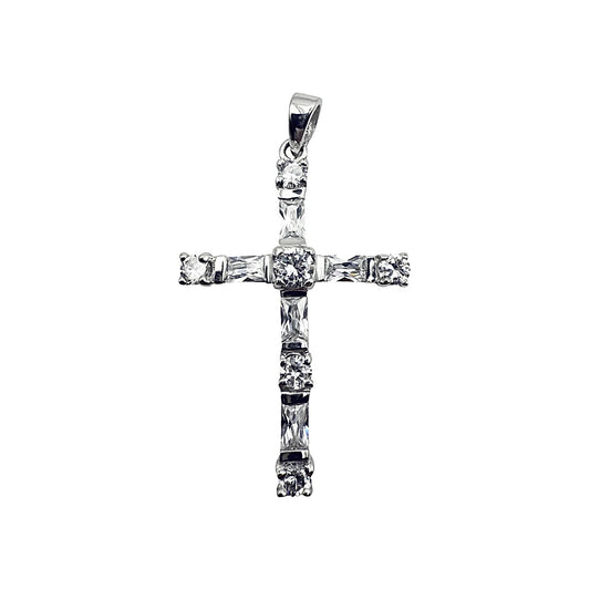 Silver Whisper C/Z Cross Sterling Silver 925