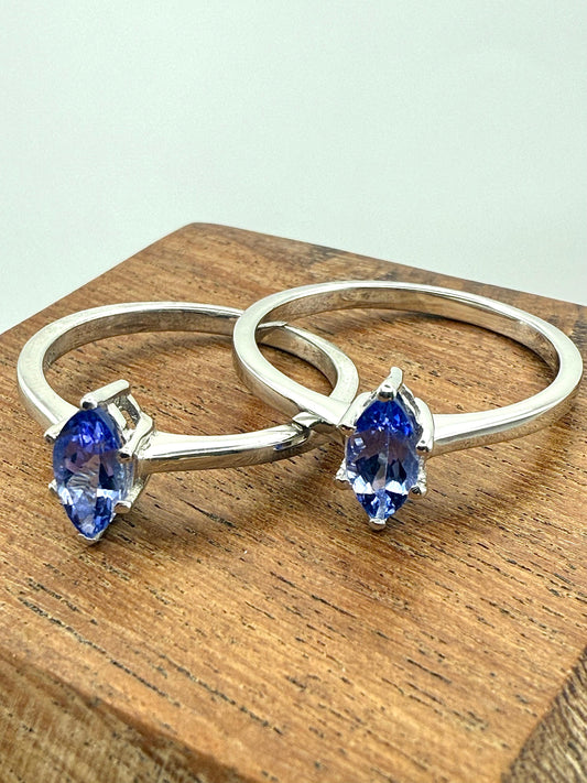 Zuri Tanzanite Ring Sterling Silver 925