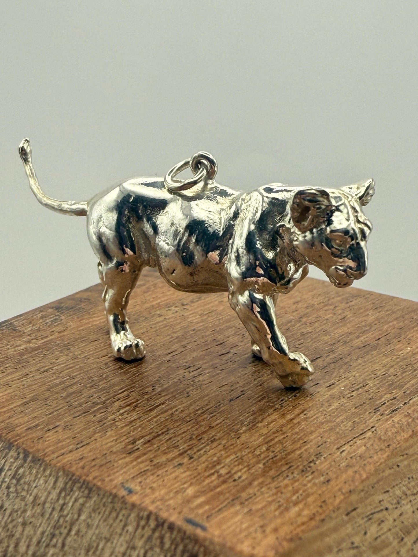 Lion Cub Pendant Sterling Silver 925