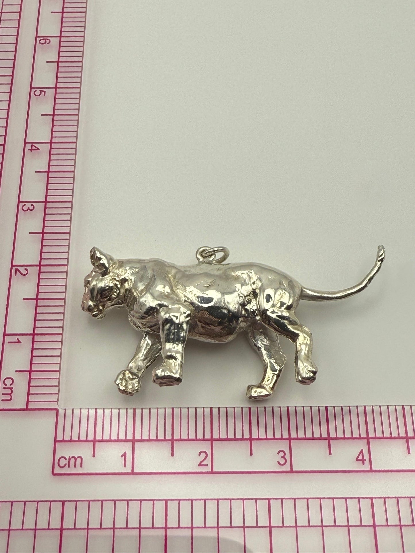 Lion Cub Pendant Sterling Silver 925