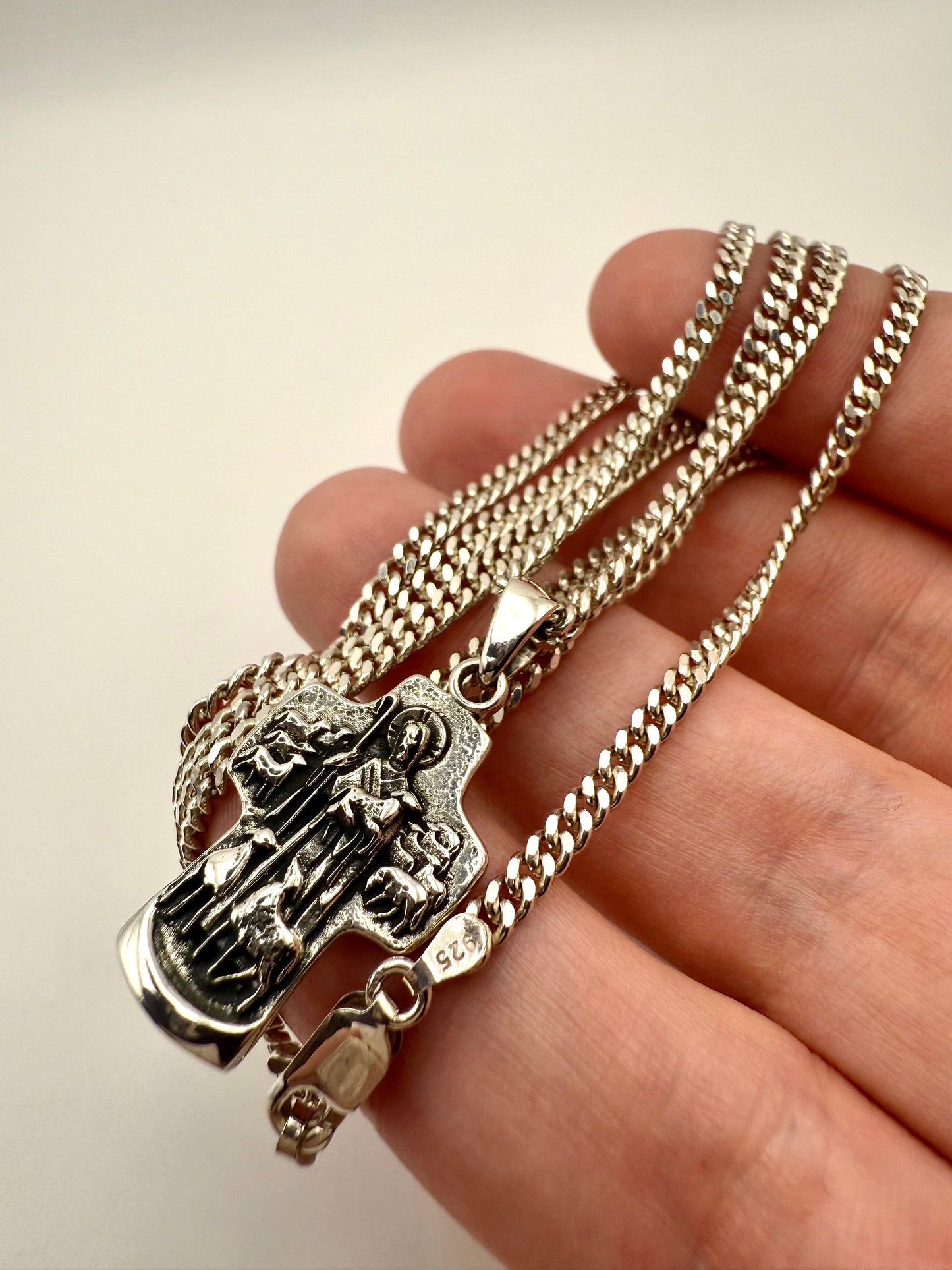 Good Shepherd's 70cm Necklace Sterling Silver 925