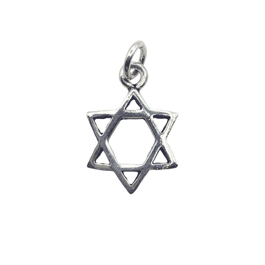 Star of David Sterling Silver 925 Pendant