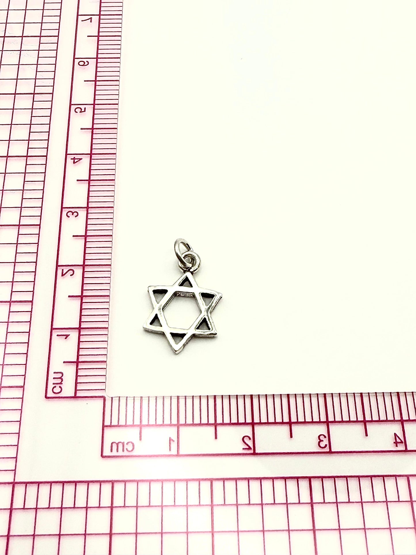 Star of David Sterling Silver 925 Pendant