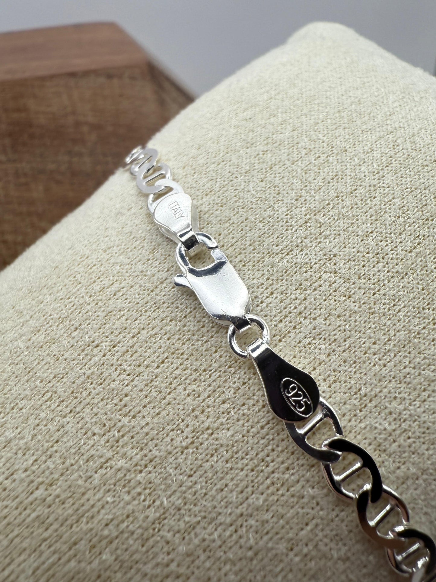 Flat Mariner Bracelet Sterling Silver 925