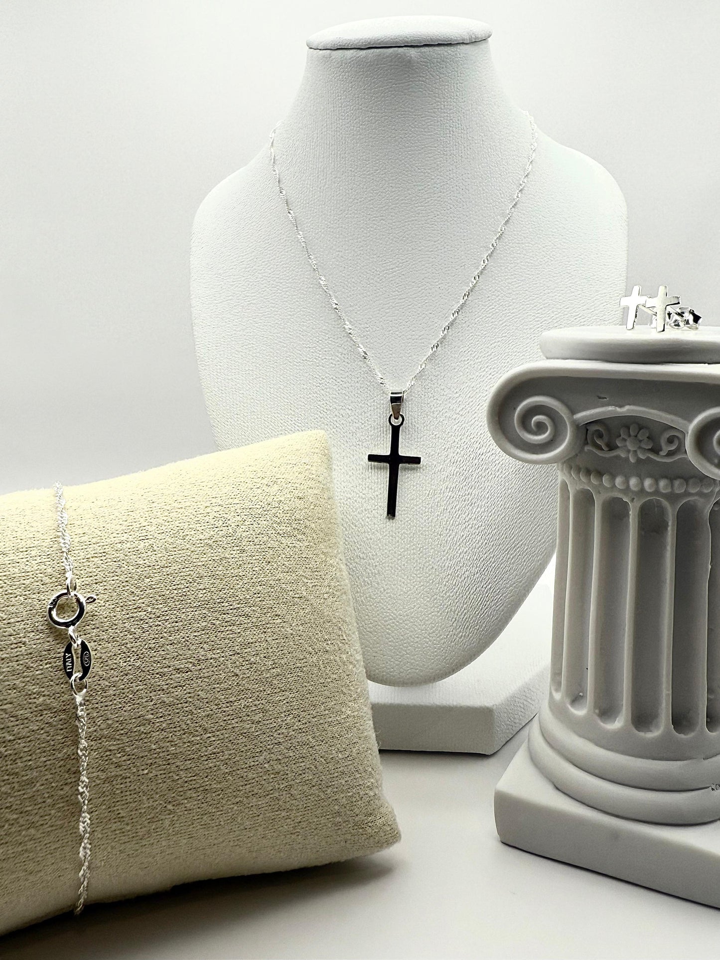 Cross Set Sterling Silver 925