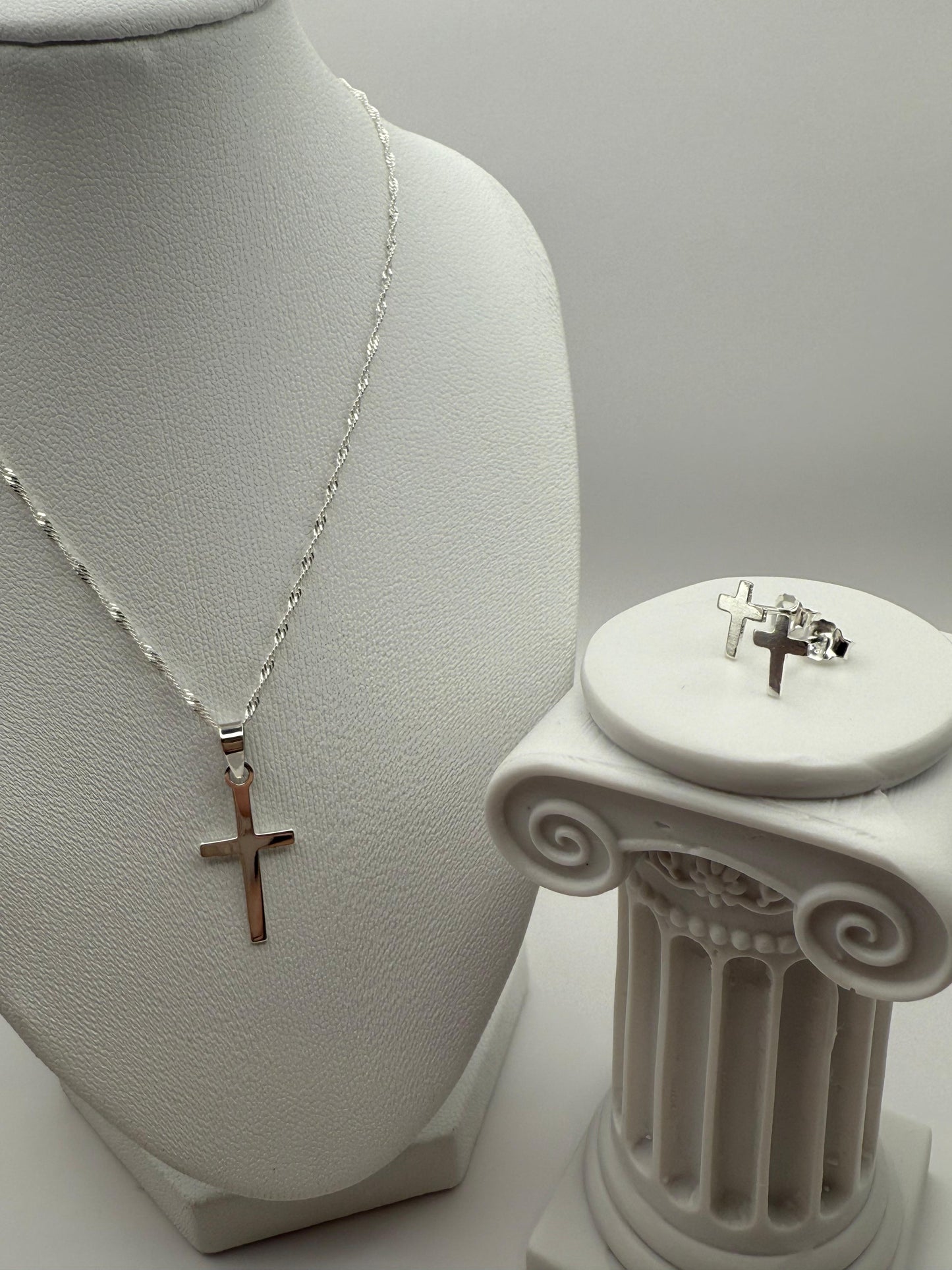 Cross Set Sterling Silver 925