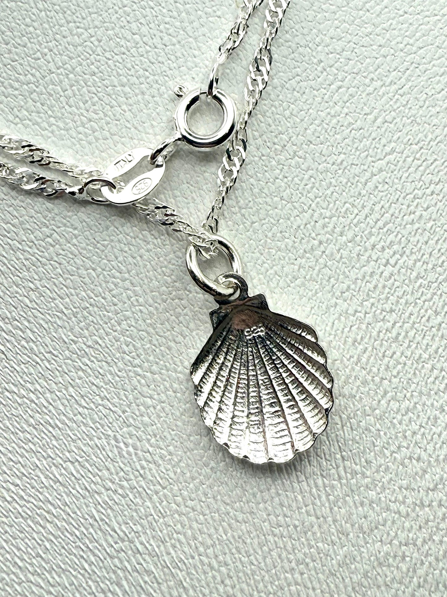 Shell Necklace 55cm Sterling Silver 925
