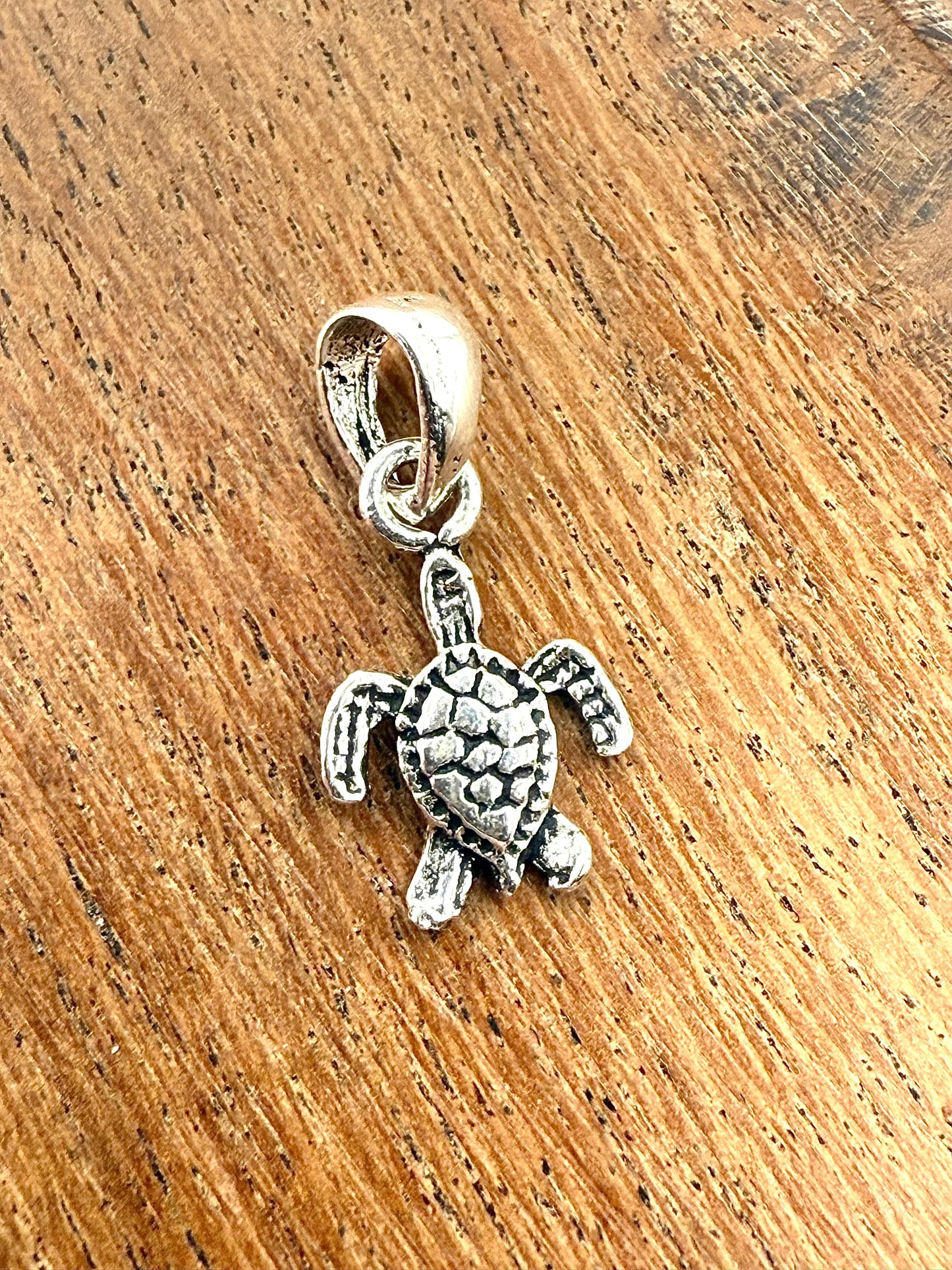 Small Turtle Pendant Sterling Silver 925