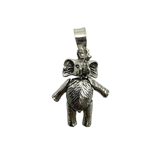 Moveable Elephant Pendant Sterling Silver 925