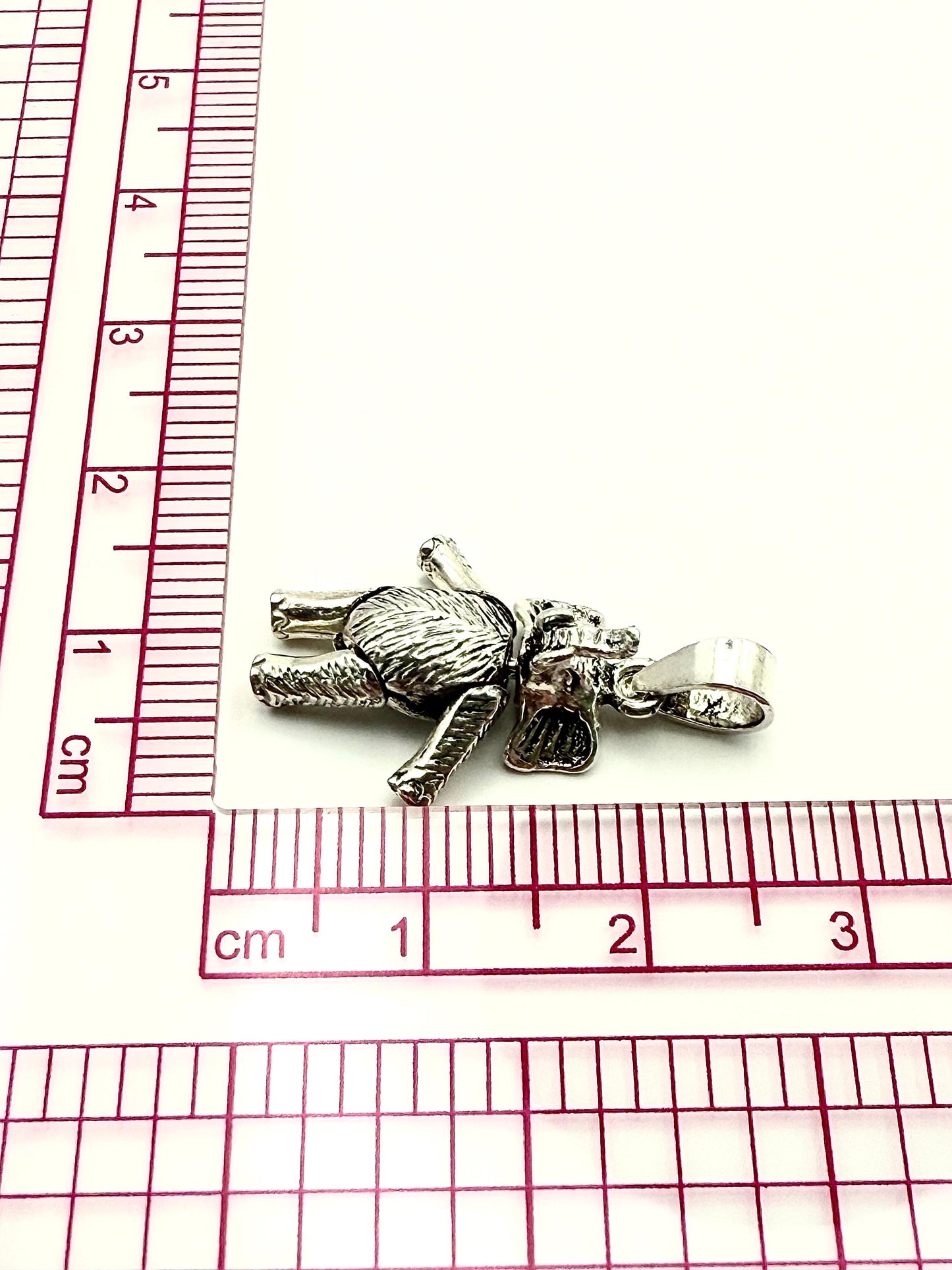 Moveable Elephant Pendant Sterling Silver 925