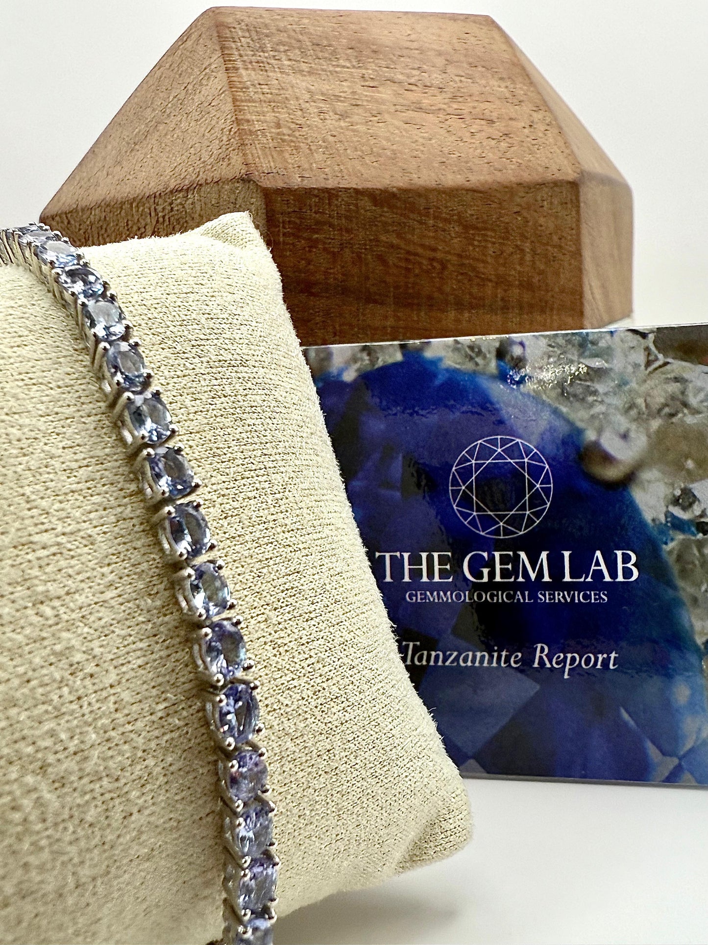 Tanzanite (A) Tennis Bracelet Sterling Silver 925