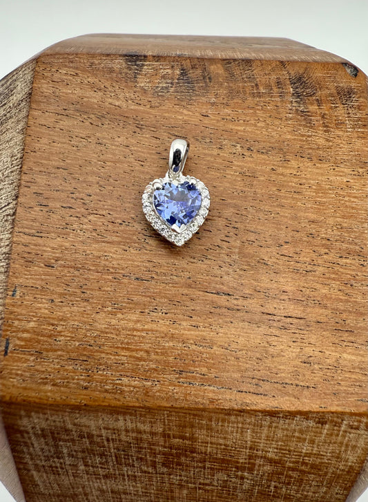 Heart of Tanzania Pendant Sterling Silver 925
