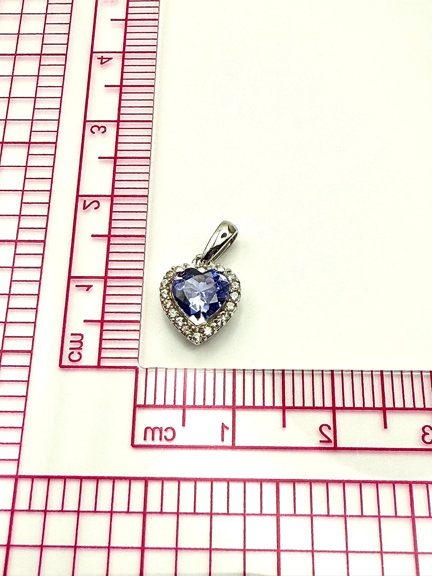 Heart of Tanzania Pendant Sterling Silver 925