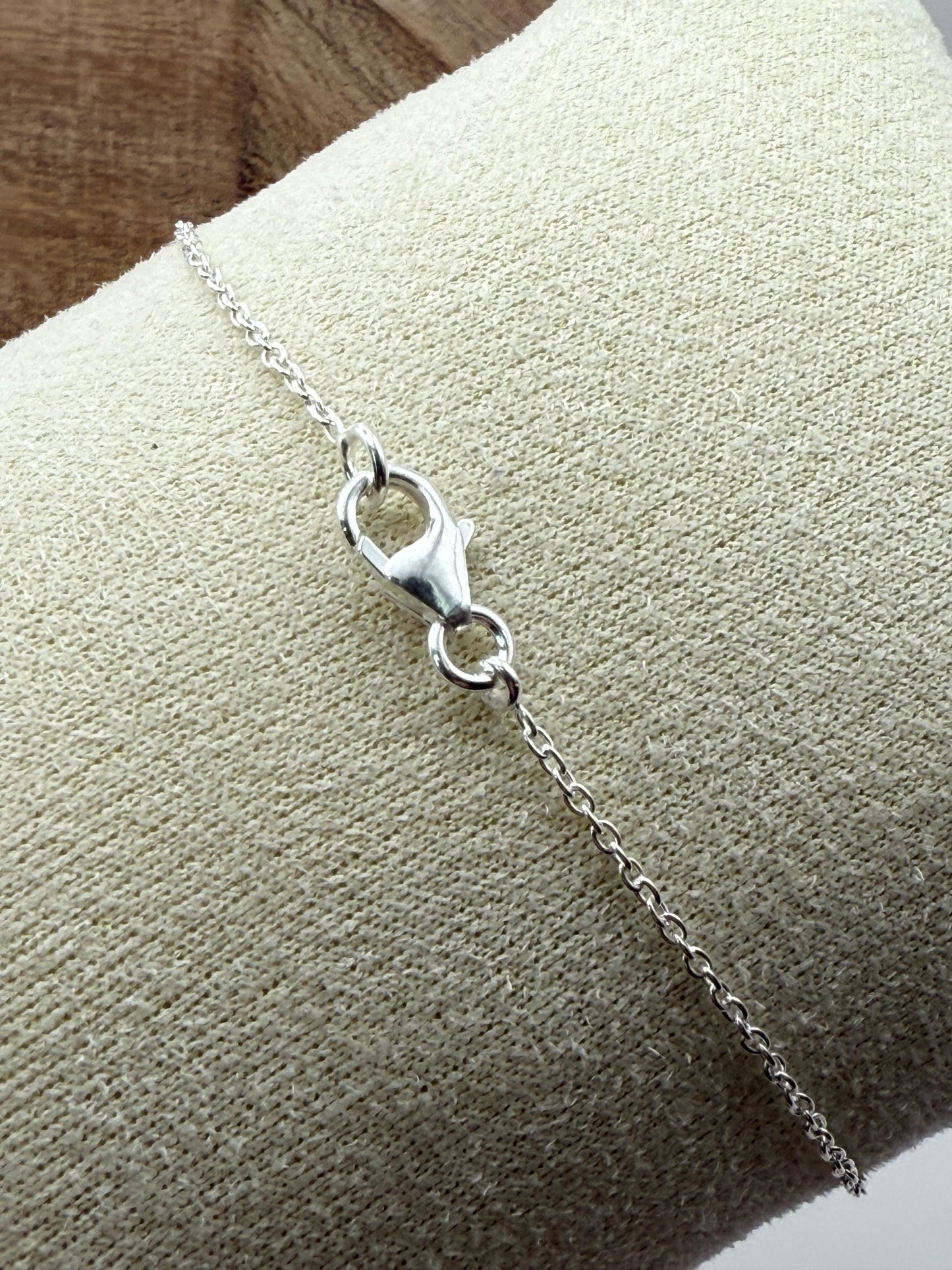 Moonstone (6mm) Bracelet Sterling Silver 925