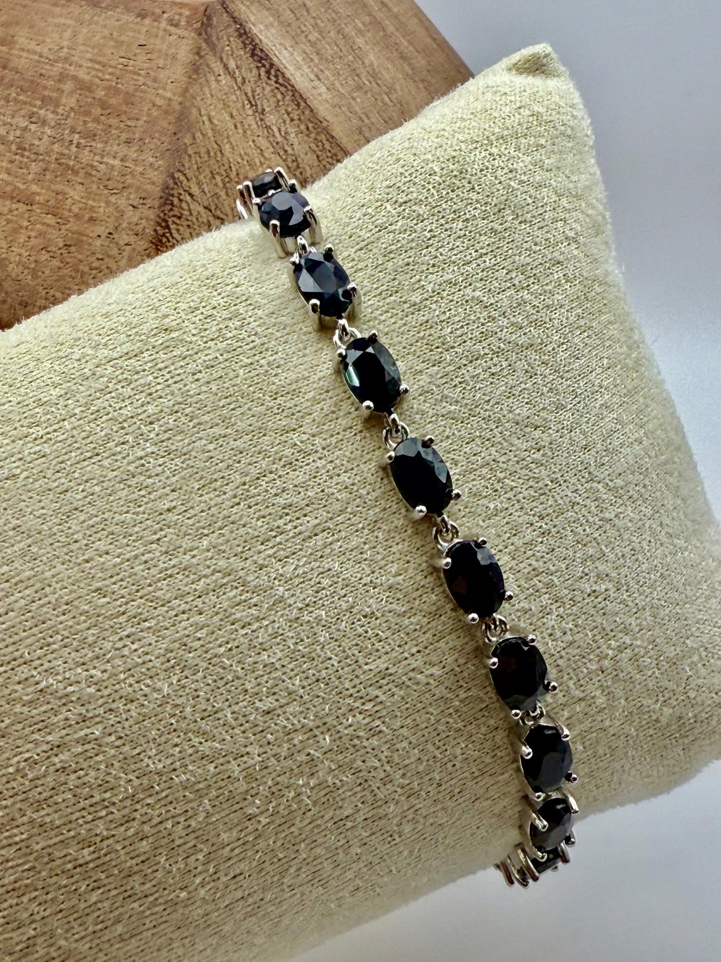 Sapphire Bracelet Sterling Silver 925