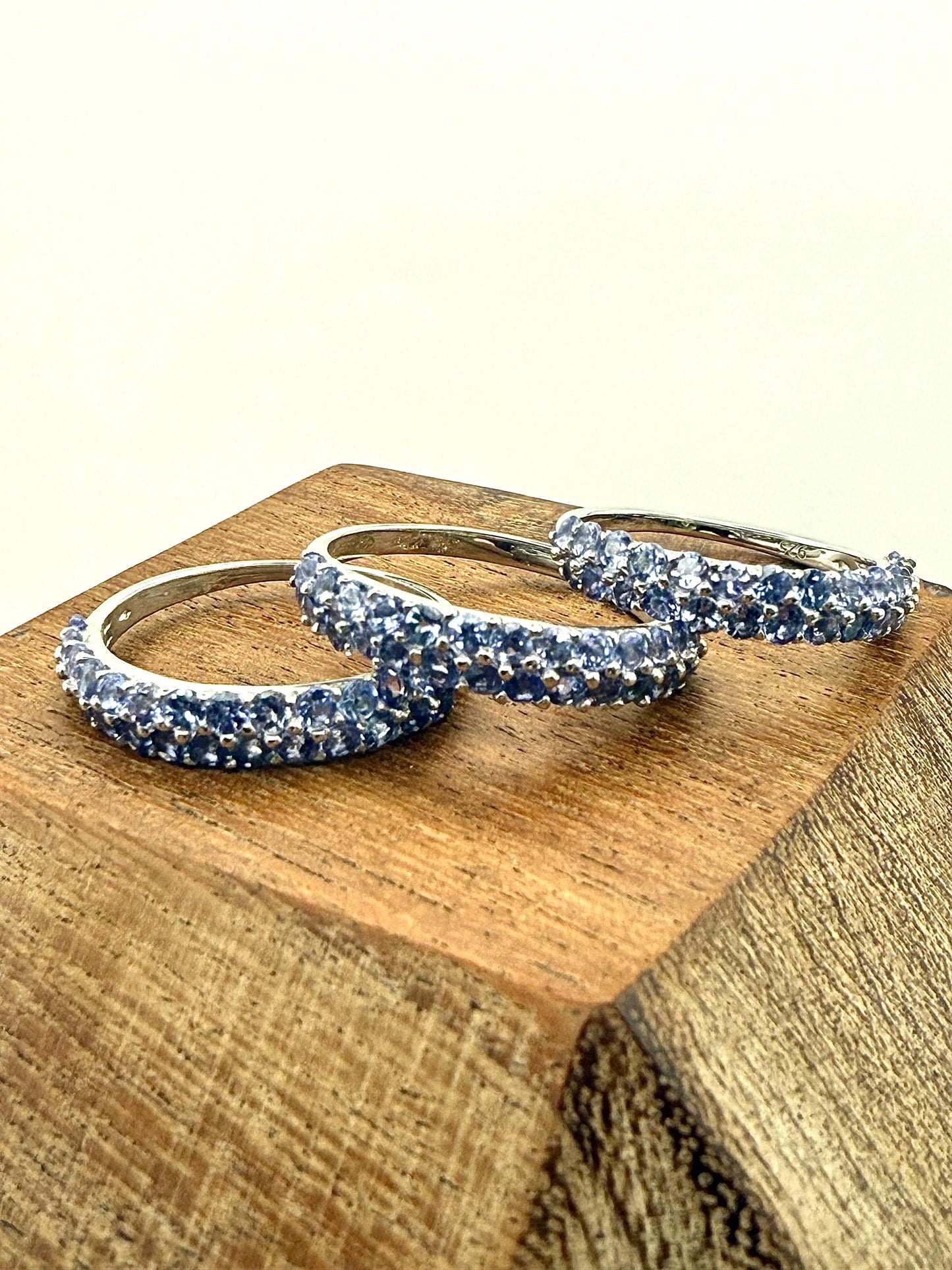 Azure Tanzanite Ring Sterling Silver 925