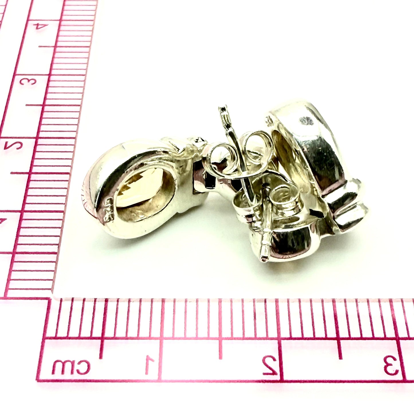 925 Sterling Silver Citrine Earrings
