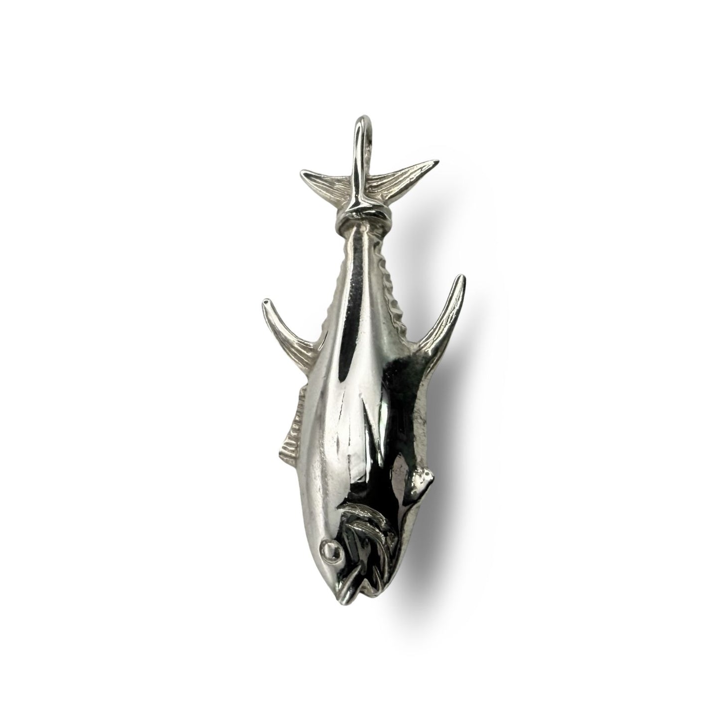 925 Sterling Silver Tuna Pendant