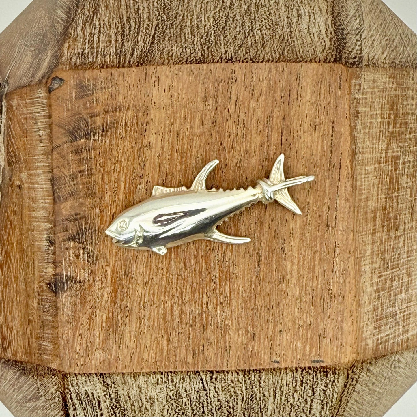 925 Sterling Silver Tuna Pendant