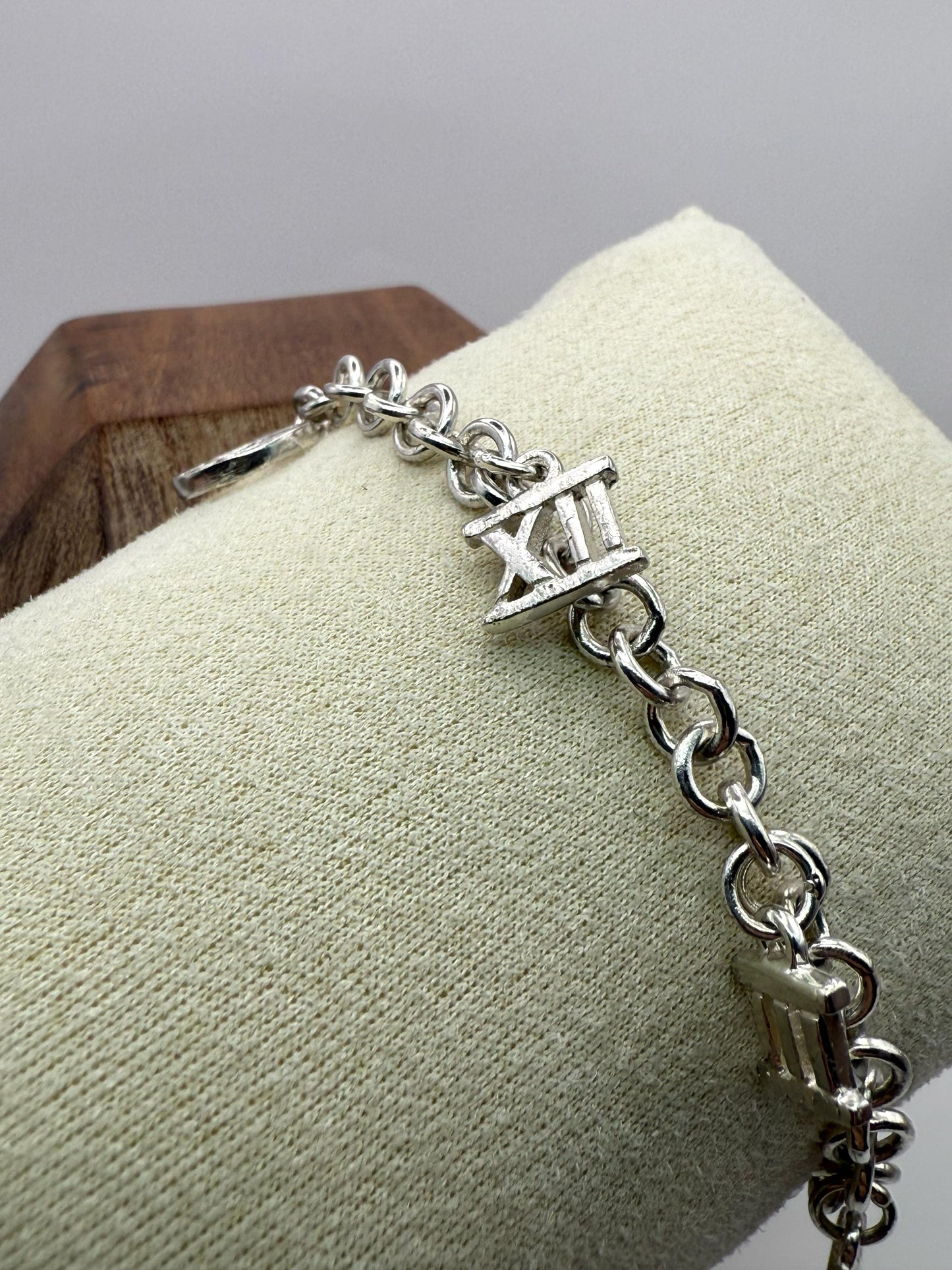 925 Sterling Silver 18.5cm Roma Bracelet