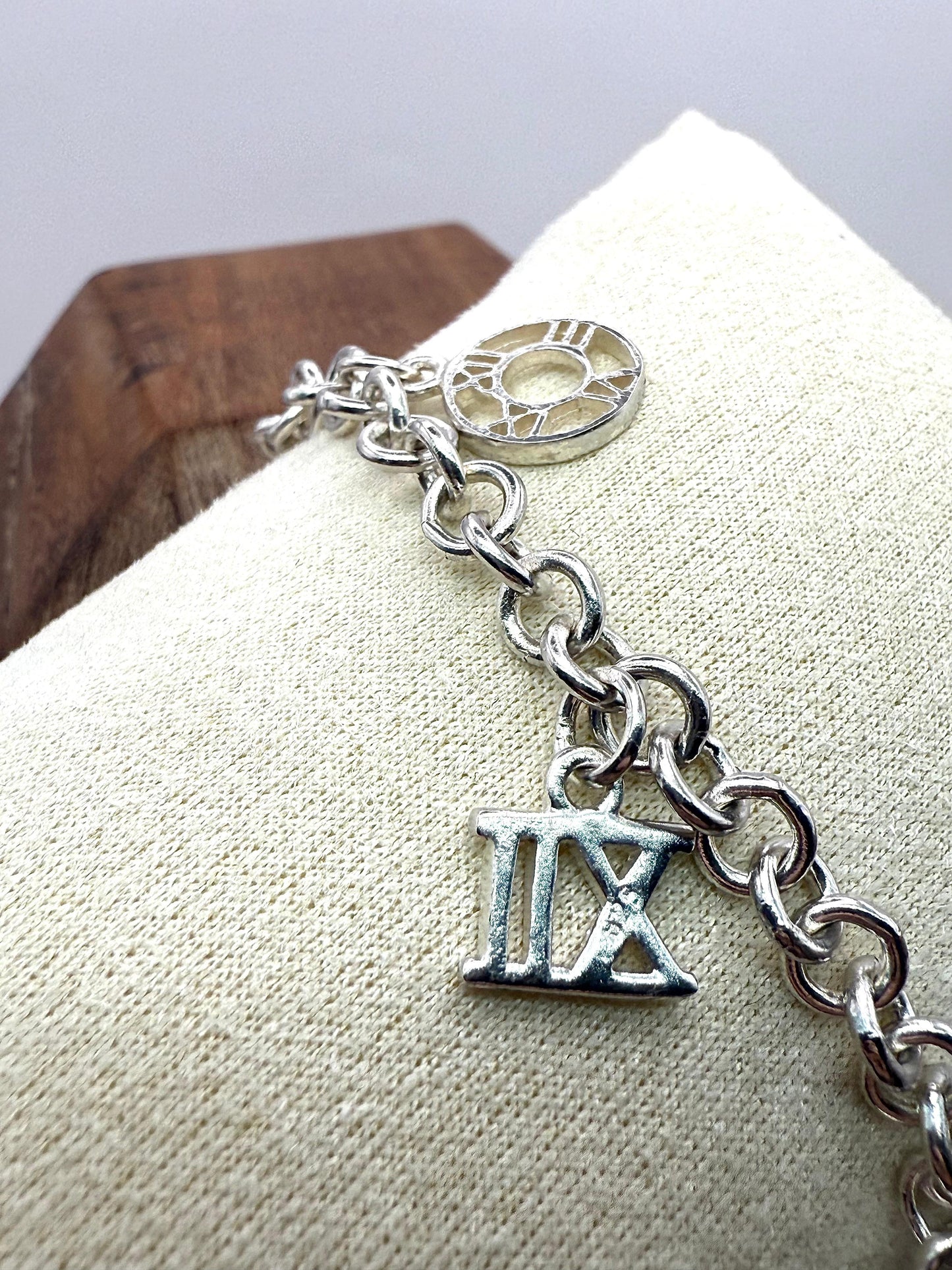 925 Sterling Silver 18.5cm Roma Bracelet