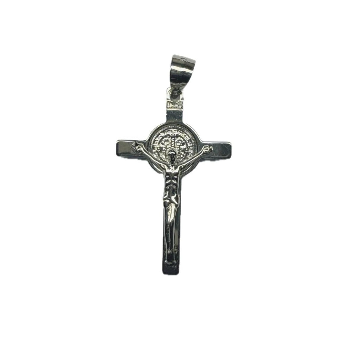 St Benedict Cross Sterling Silver 925 Pendant
