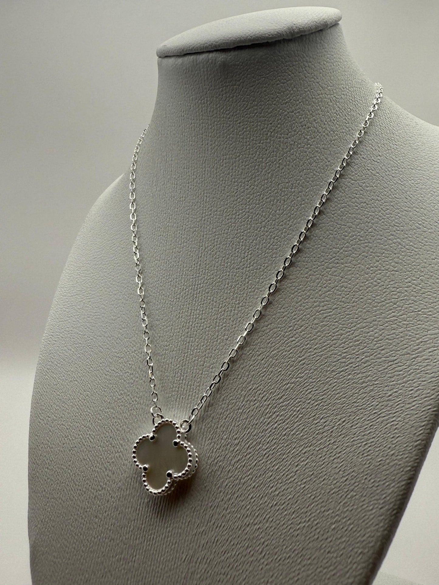 LX Agate Clover 45cm Chain