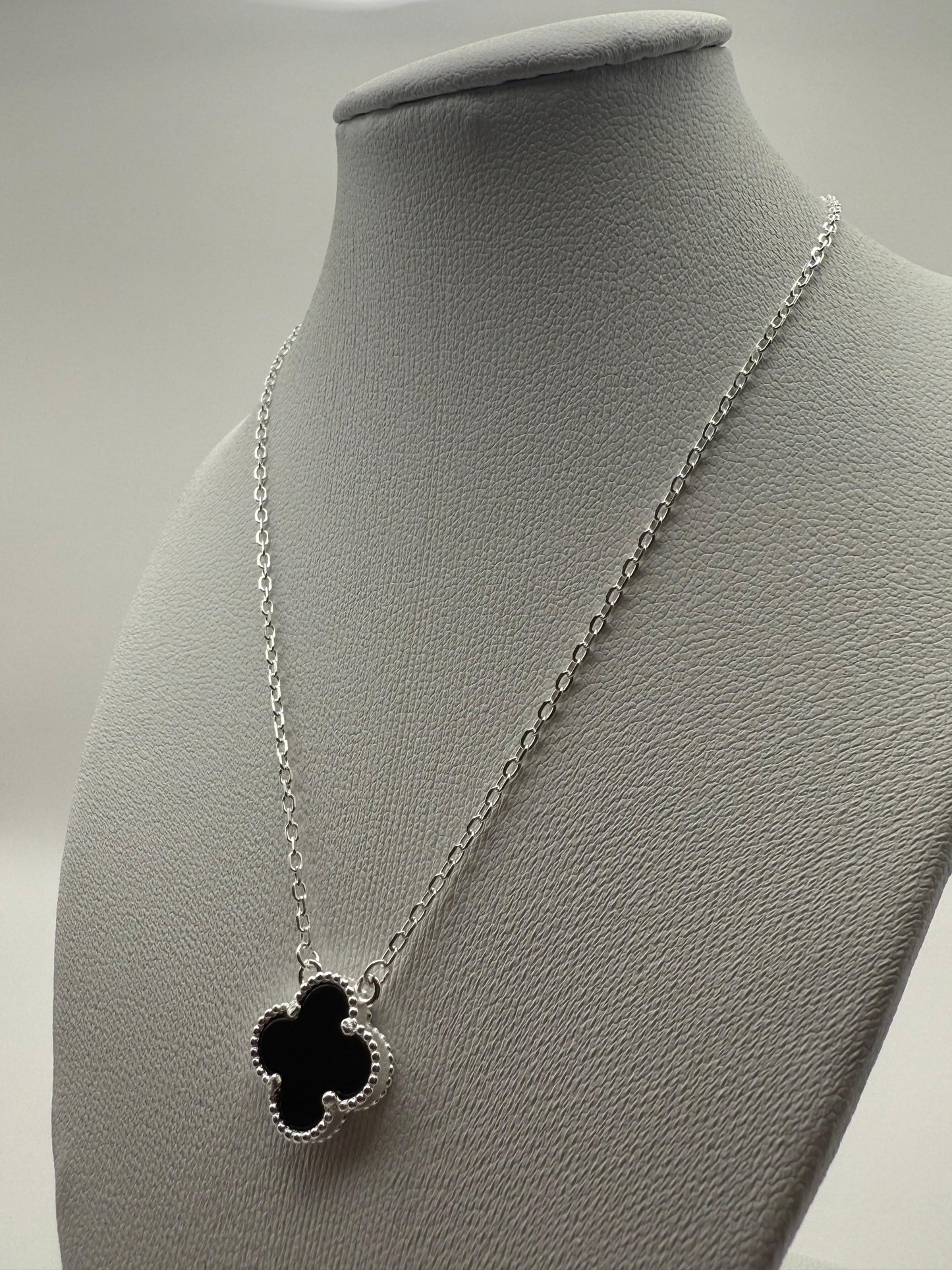 LX Agate Clover 45cm Chain