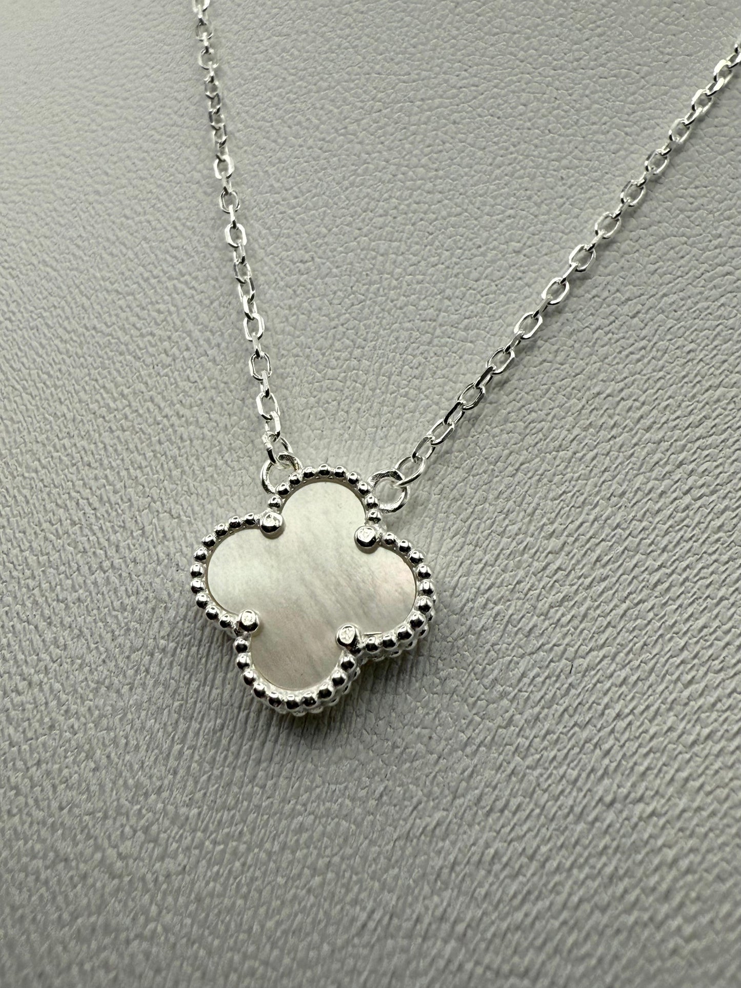 LX Agate Clover 45cm Chain