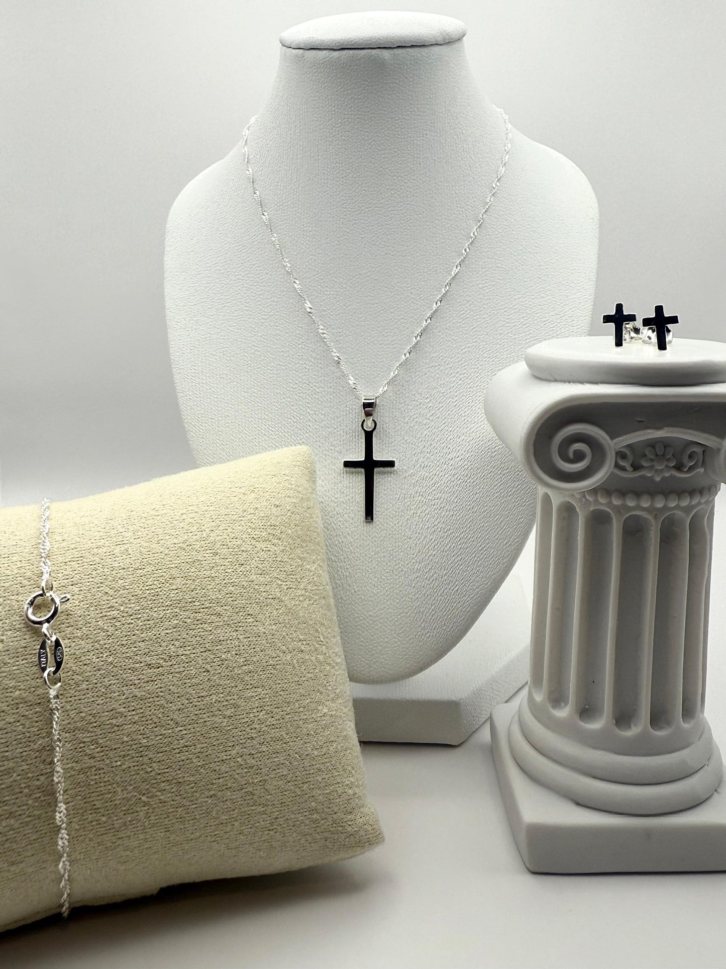 Cross Set Sterling Silver 925