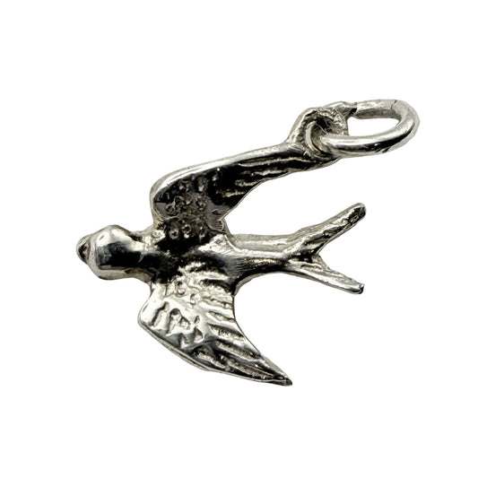 925 Sterling Silver Sparrow Charm