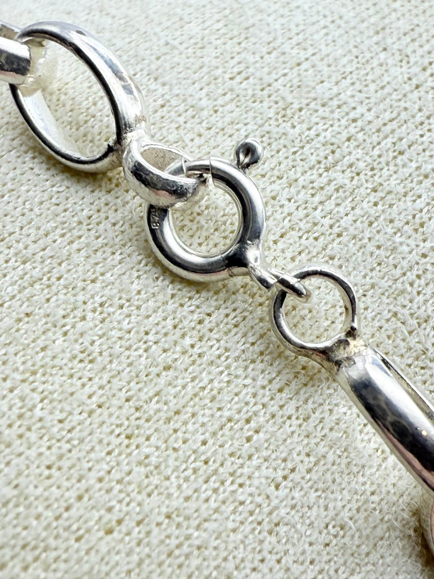 925 Sterling Silver 19cm Link Bracelet