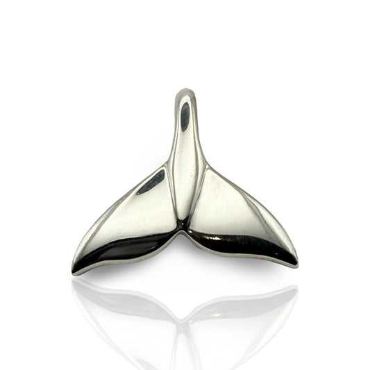 925 Sterling Silver Dolphin Tale Pendant