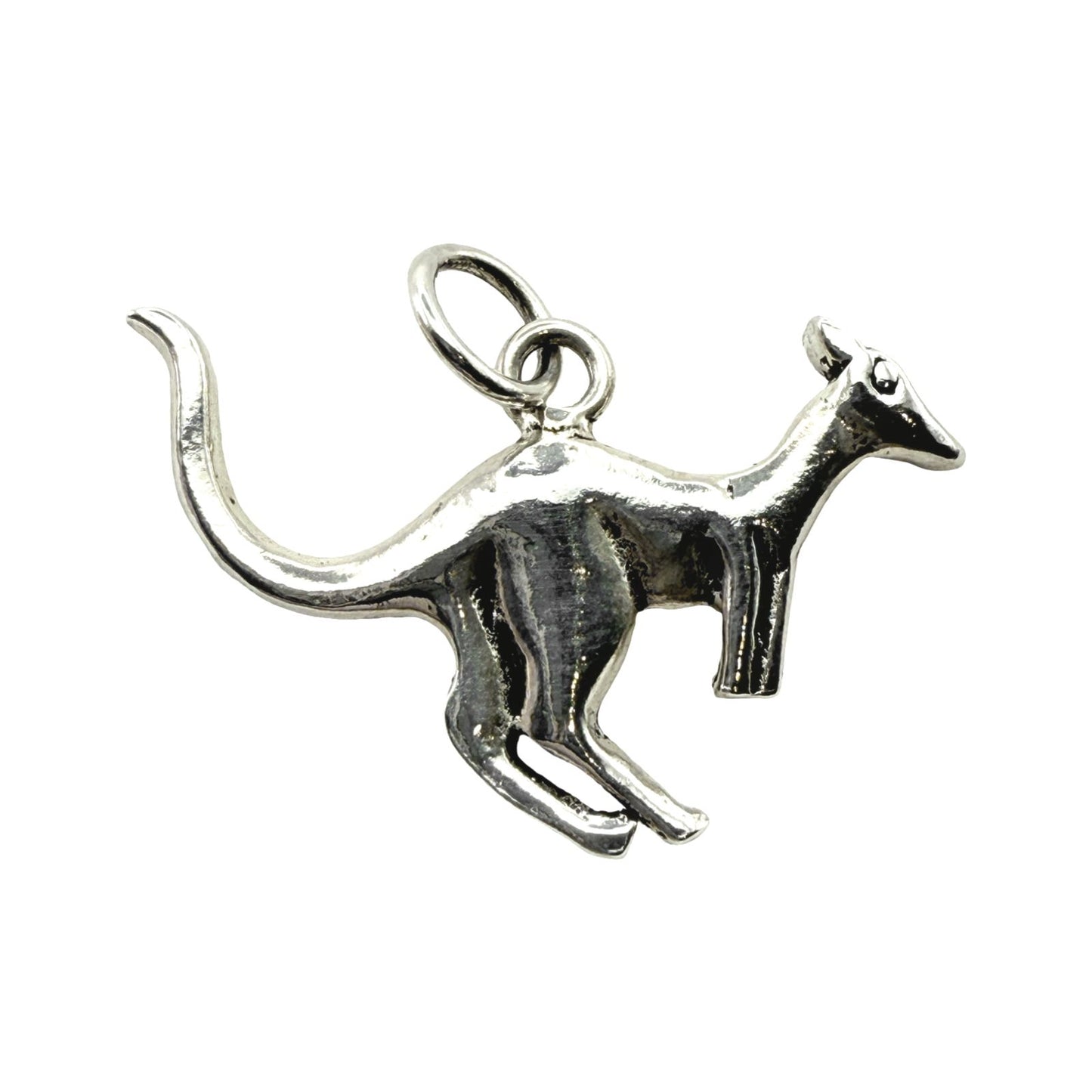 925 Sterling Silver Kangaroo Charm