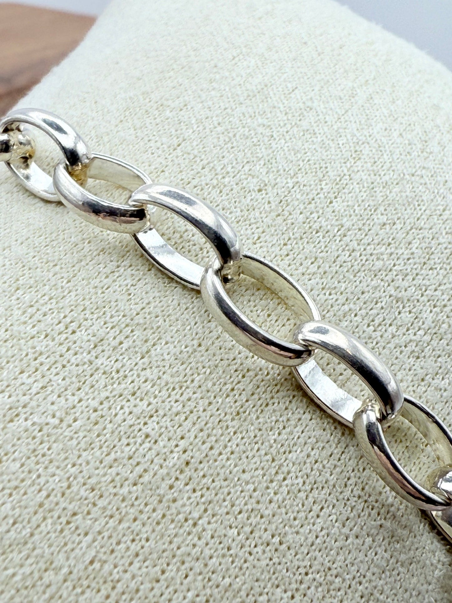 925 Sterling Silver 19cm Link Bracelet