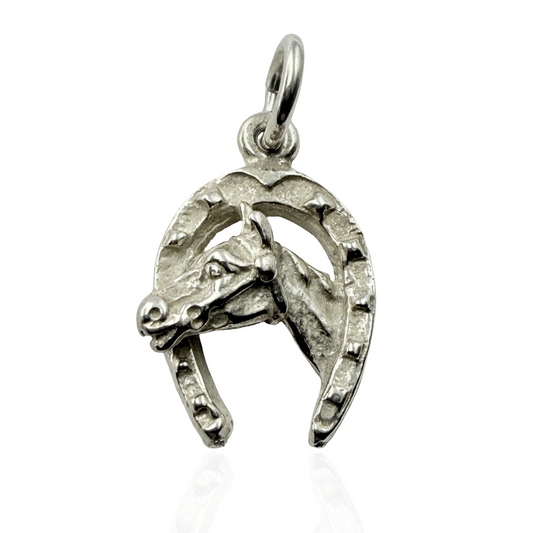 925 Lucky Horseshoe Charm