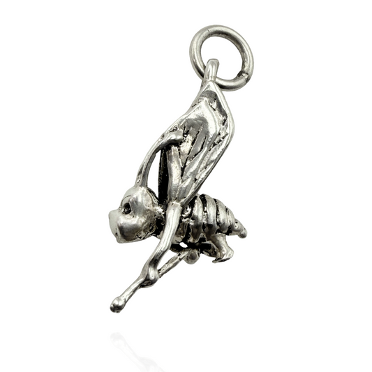 925 Sterling Silver Honeybee Charm