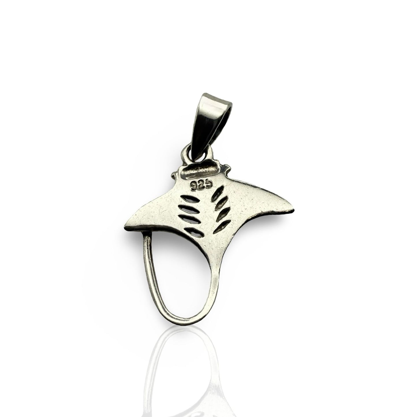925 Sterling Silver Stingray Pendant
