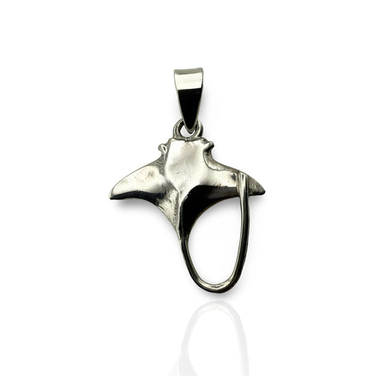 925 Sterling Silver Stingray Pendant
