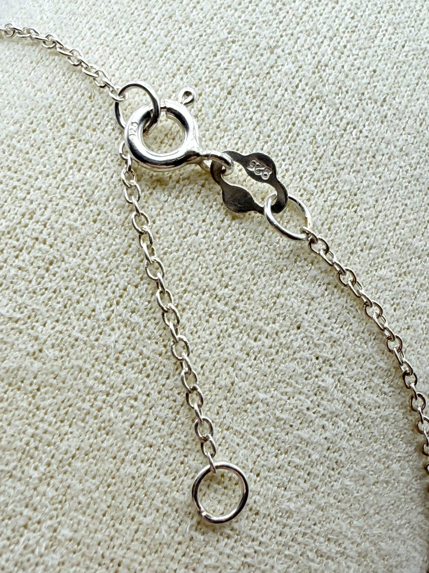 925 Sterling Silver Elephant 20cm Charm Bracelet