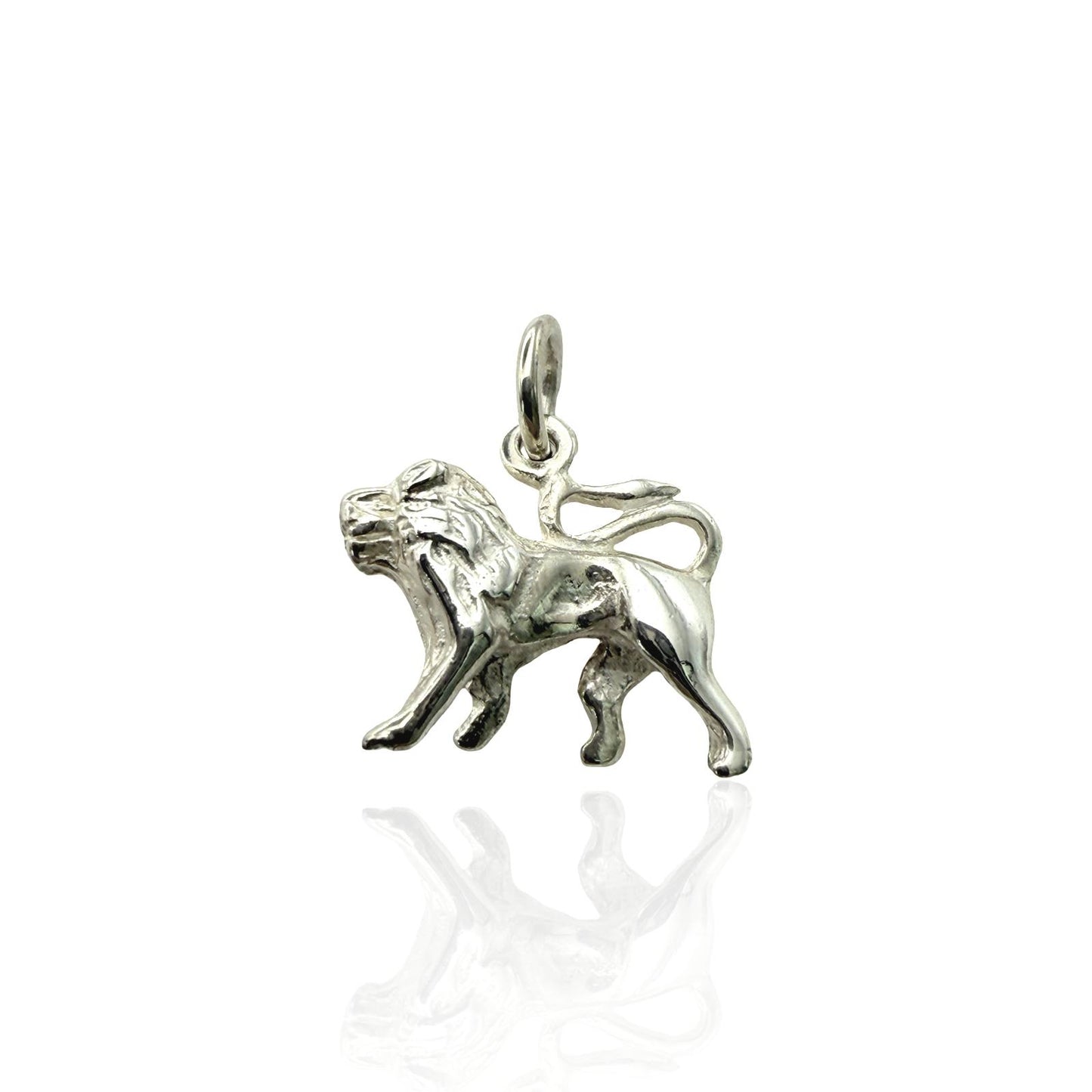 925 Sterling Silver Lion Charm