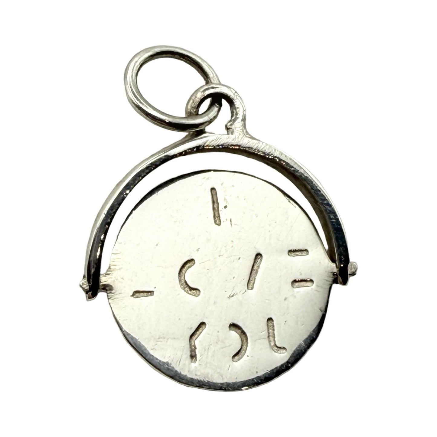 925 Sterling Silver "I Love You" Spinner Charm
